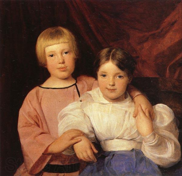 Ferdinand Georg Waldmuller Children